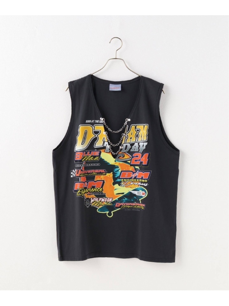 ポンポン スクイグル タンクトップ NAVY ポンポン スクイグル タンク