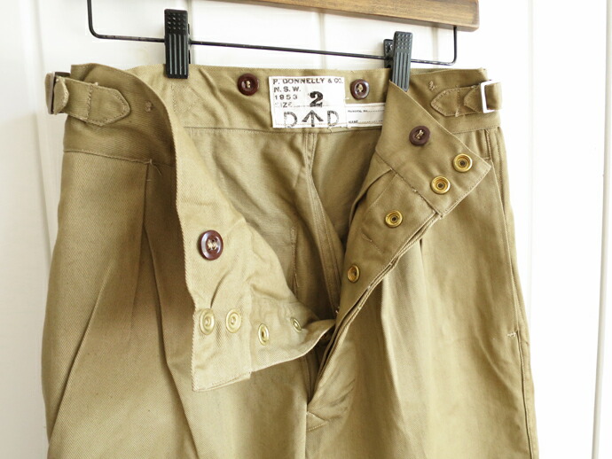 楽天市場】Australian Army 50's Gurkha Chino Trousers / Dead Stock