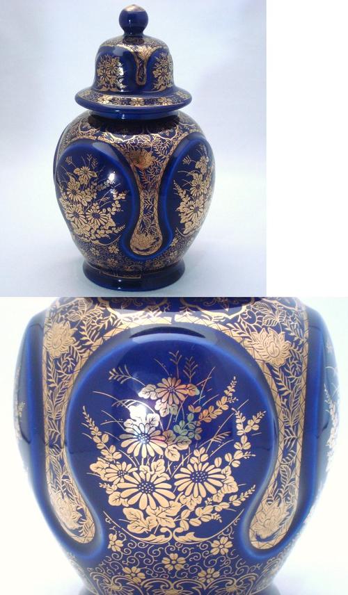 楽天市場】美術陶器JAPAN 蓋付壺 大型 : スワンアンティークス