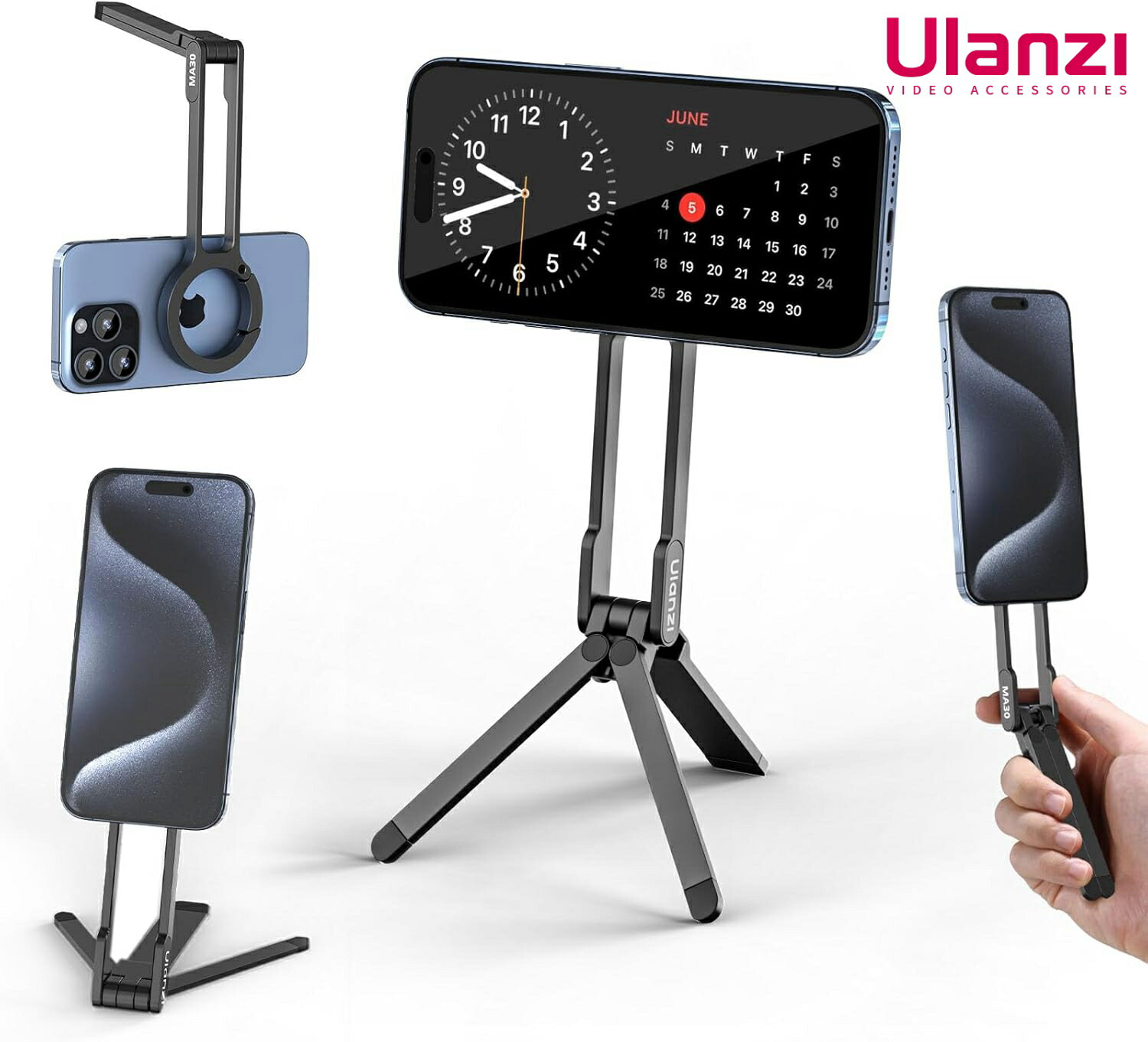 楽天市場】Ulanzi MA30 スマホ三脚 ミニ三脚 全金属製 magsafeに対応