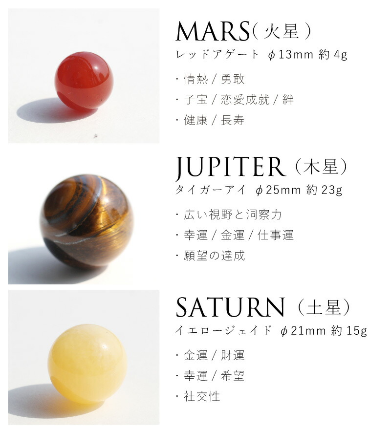 楽天市場】天然石 天然石セット 宇宙 プラネット 惑星 標本 太陽系