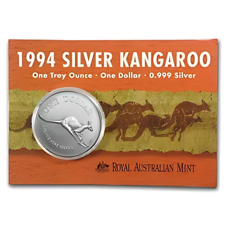 1994年 【オーストラリア大型銀貨】（カンガルー 1994年 1オンス純銀