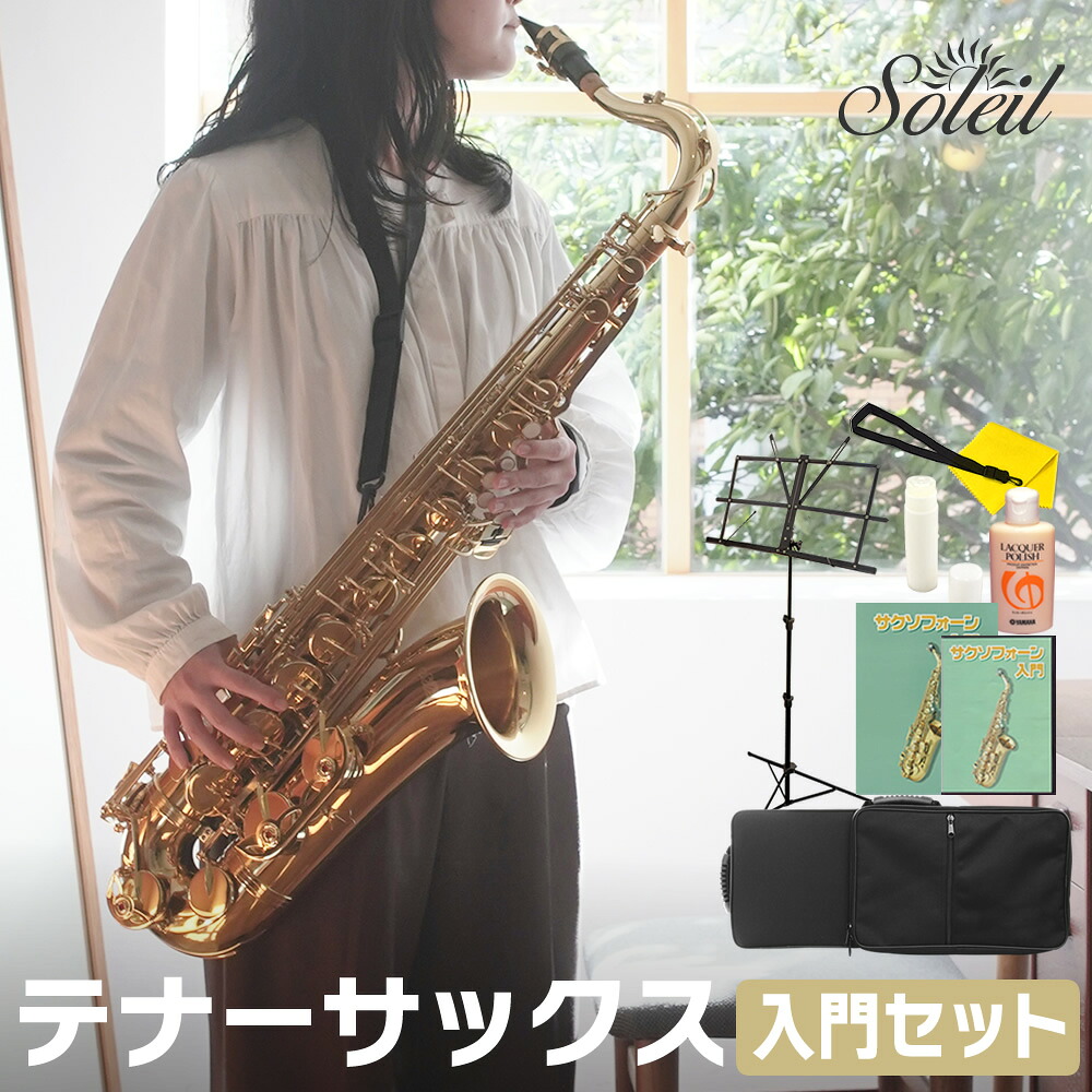 楽天市場】テナーサックス 初心者 入門セット Soleil STN-1