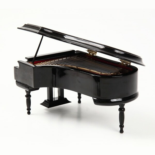 楽天市場】ミニチュア楽器 グランドピアノ 全長約18cm 黒 SUNRISE