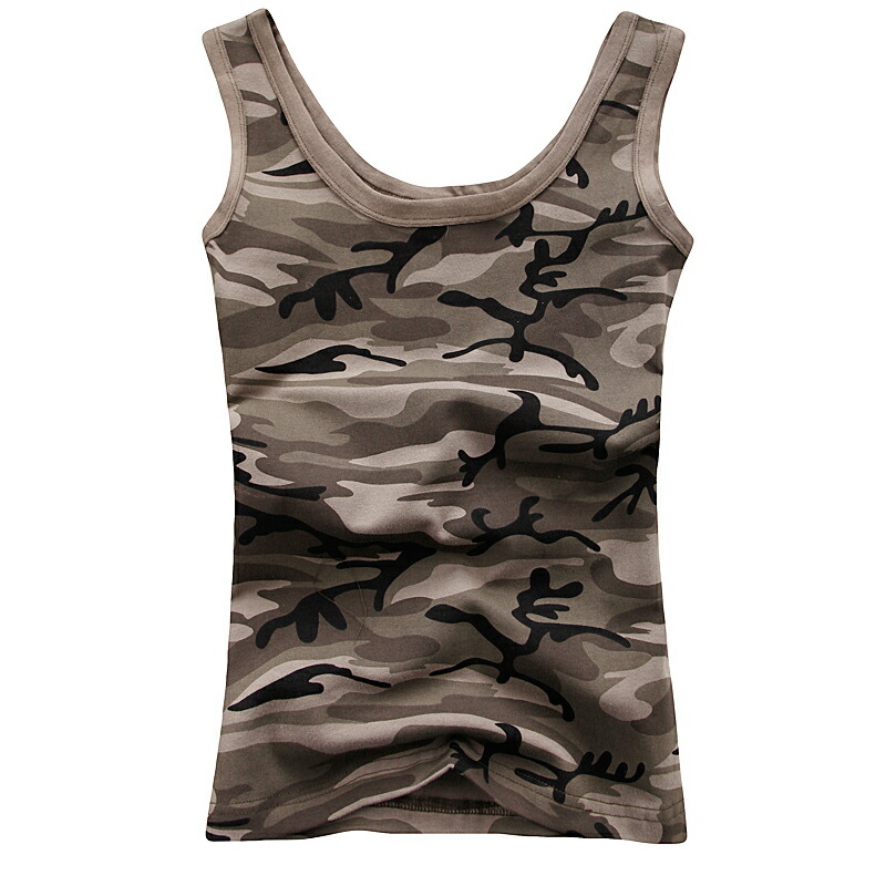 楽天市場】レディース ダンスウェア 迷彩タンクトップ カットソー