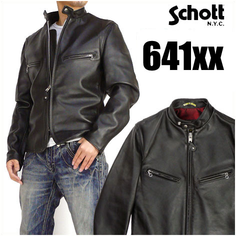 楽天市場】Schott ショット 641XX 60's SINGLE RIDERS シングル