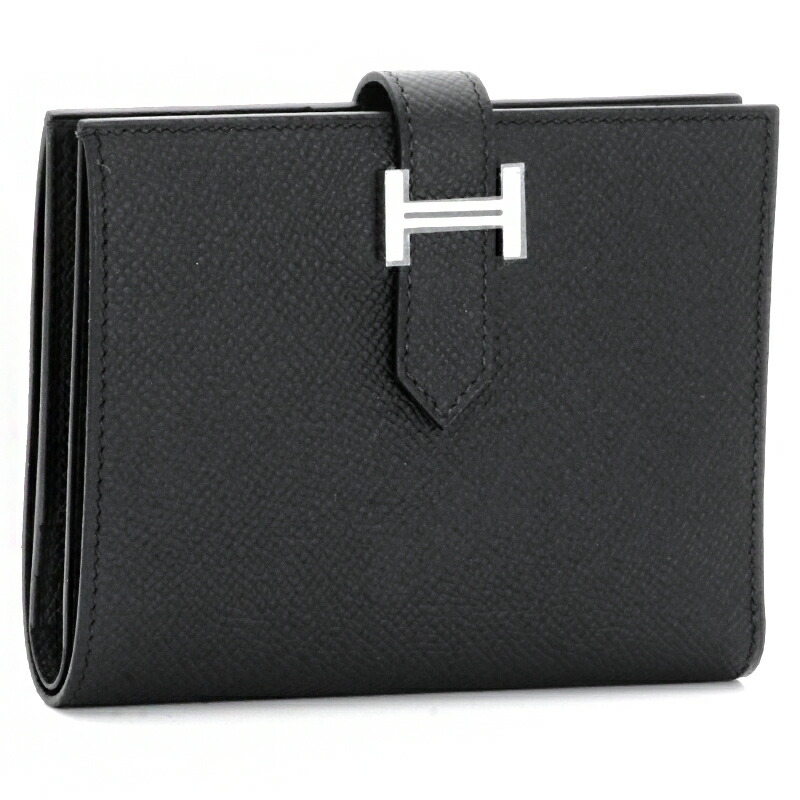 楽天市場】エルメス ベアンコンパクト ヴォーエプソン 二つ折り財布