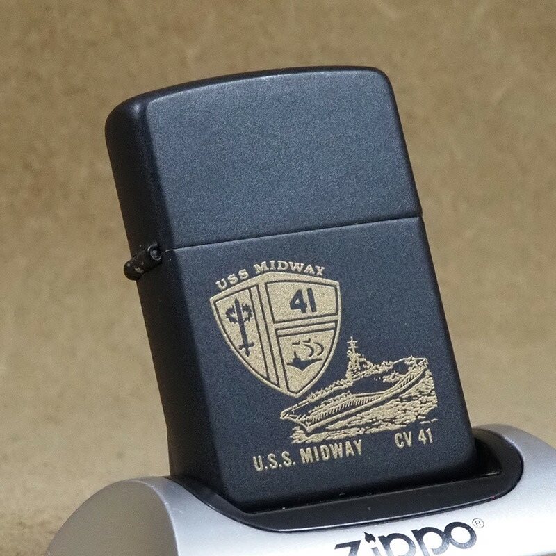 楽天市場】Zippo：1989年製 USS MIDWAY CV41ミリタリー軍艦 ジッポー