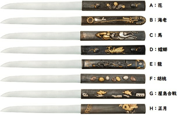 楽天市場】小柄全8種類美術刀剣 模造刀ペーパーナイフ【1A】 : 関の