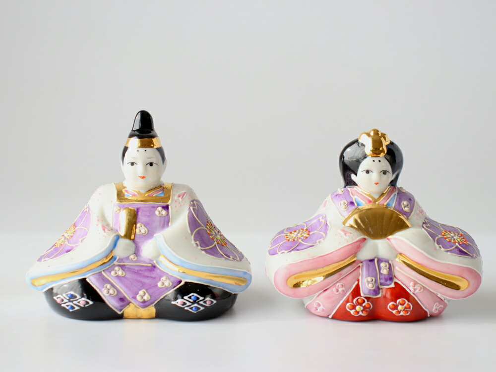 九谷 春画 桃型 盃 立雛 九谷 春画 桃型 盃 立雛