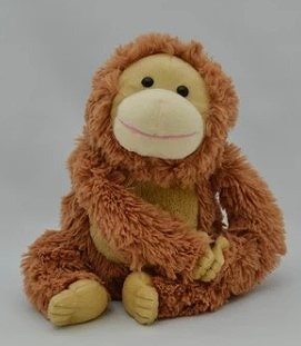 リアルな猿のぬいぐるみ2体セット オランウータン リアルな猿の