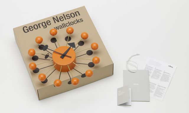 楽天市場】ボールクロック オレンジ Ball Clock ネルソンクロック