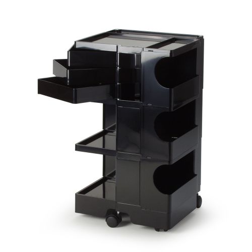 楽天市場】ボビーワゴン 3段3トレイ ブラック Boby Wagon インナー