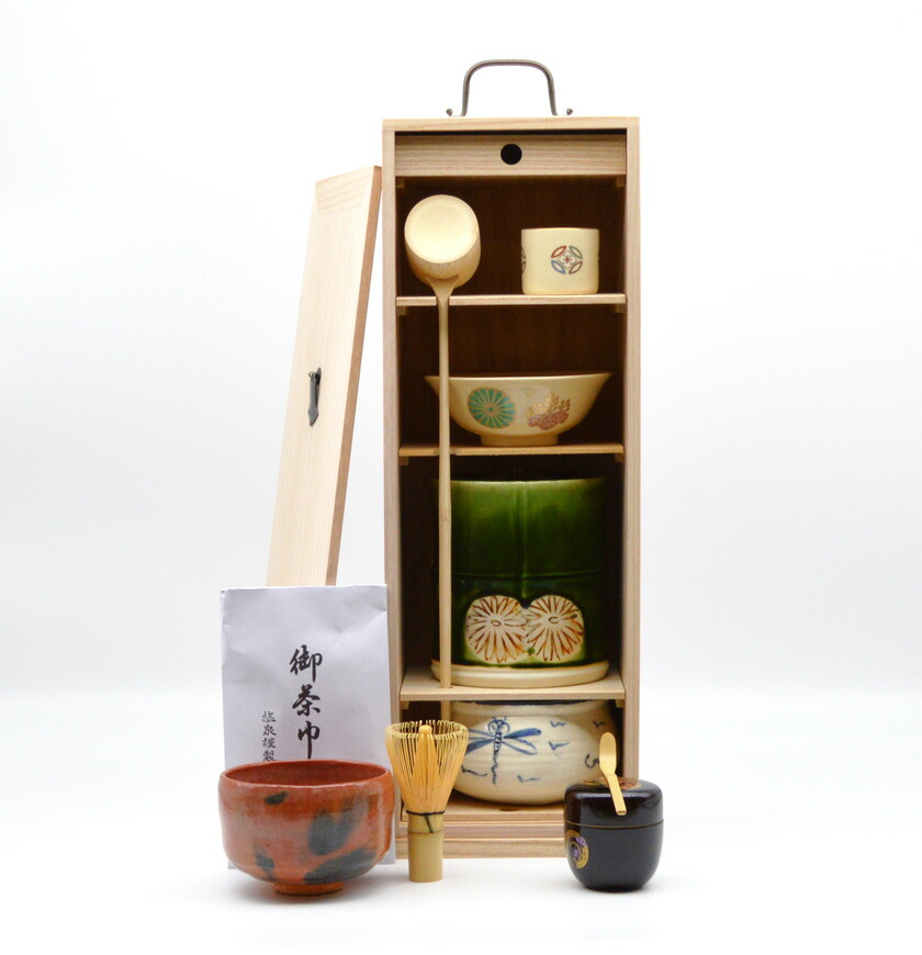 楽天市場】ポイント3倍以上（楽天カード利用） 短冊箱用茶道具セット