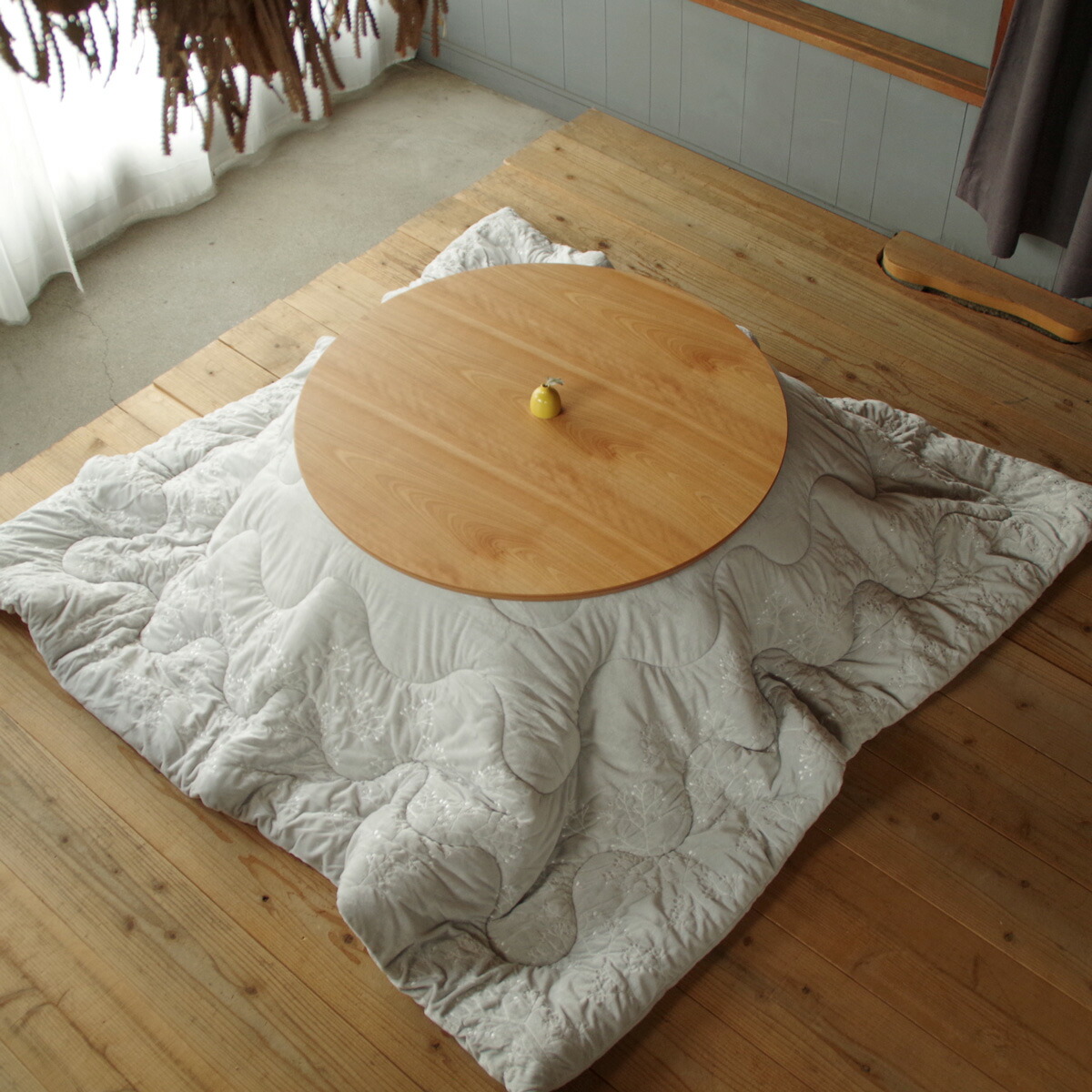 楽天市場】miu サクラこたつ 円形 テーブル 90 |北欧|和風|モダン