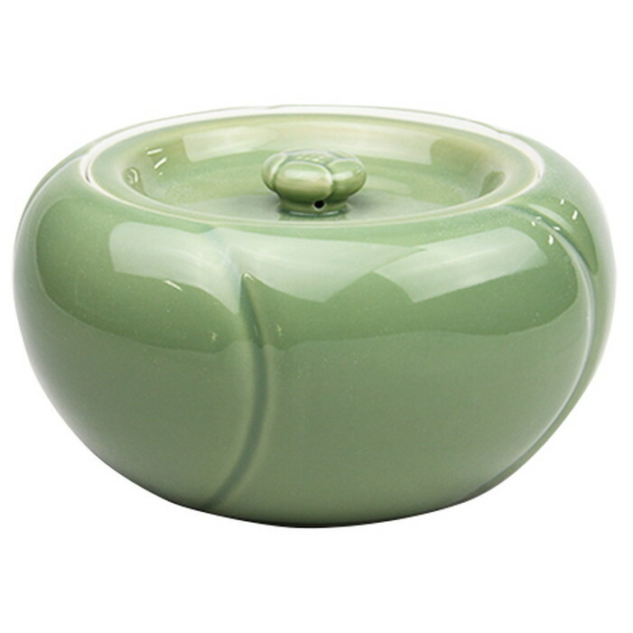 ◇雅◇ 初期伊万里 胴締青磁 水指 高さ20cm/2421g 茶道具 時代物 /