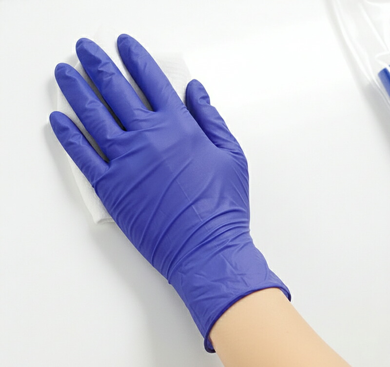 楽天市場】KAWANISHI 2062 ニトリルグローブ 粉なし ダークブルー 300
