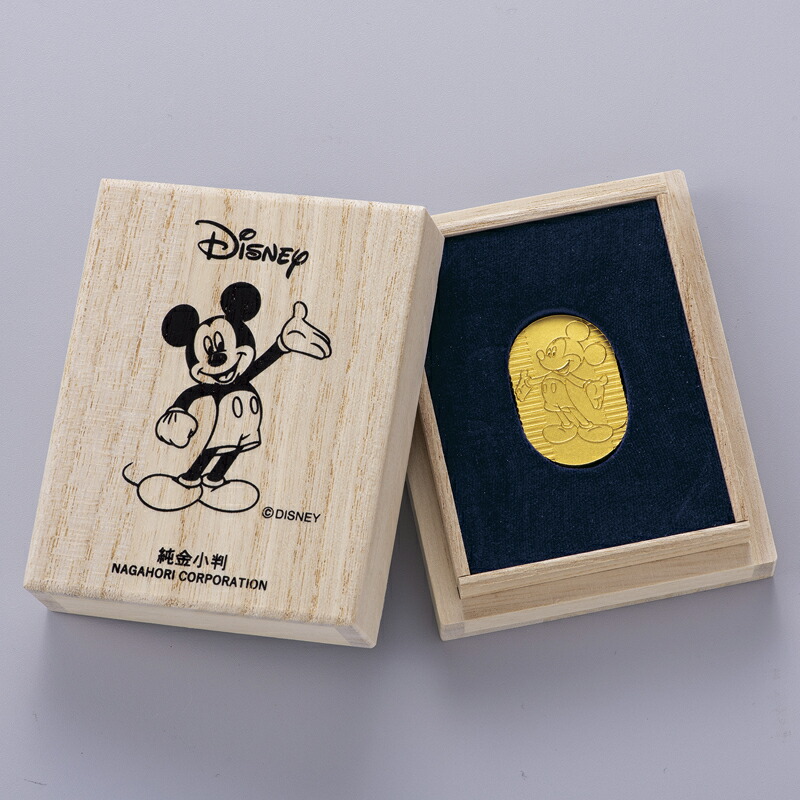 楽天市場】純金 ディズニー 正規品 『ミッキーマウス 小判 』 小5g