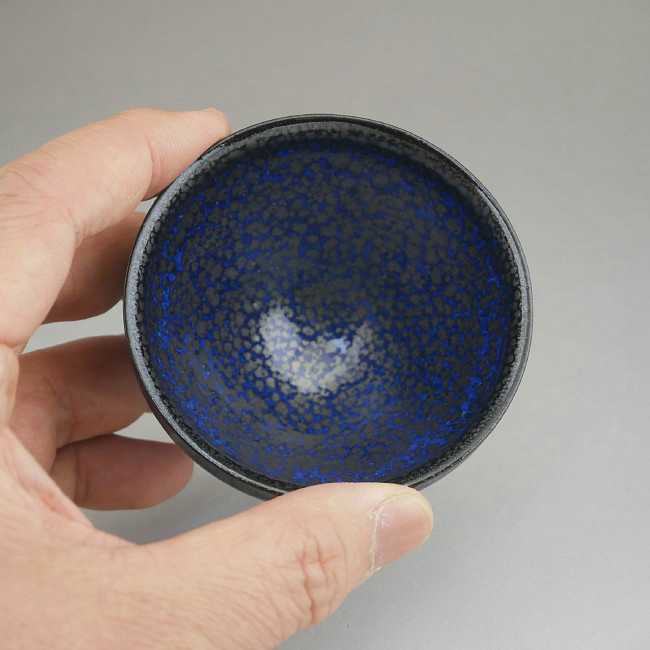 楽天市場】京焼 清水焼 油滴天目ぐい呑 鎌田幸二 : 京焼清水焼専門店