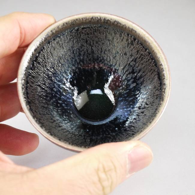 楽天市場】京焼 清水焼 禾目天目盃 橋本大輔 : 京焼清水焼専門店 松韻堂