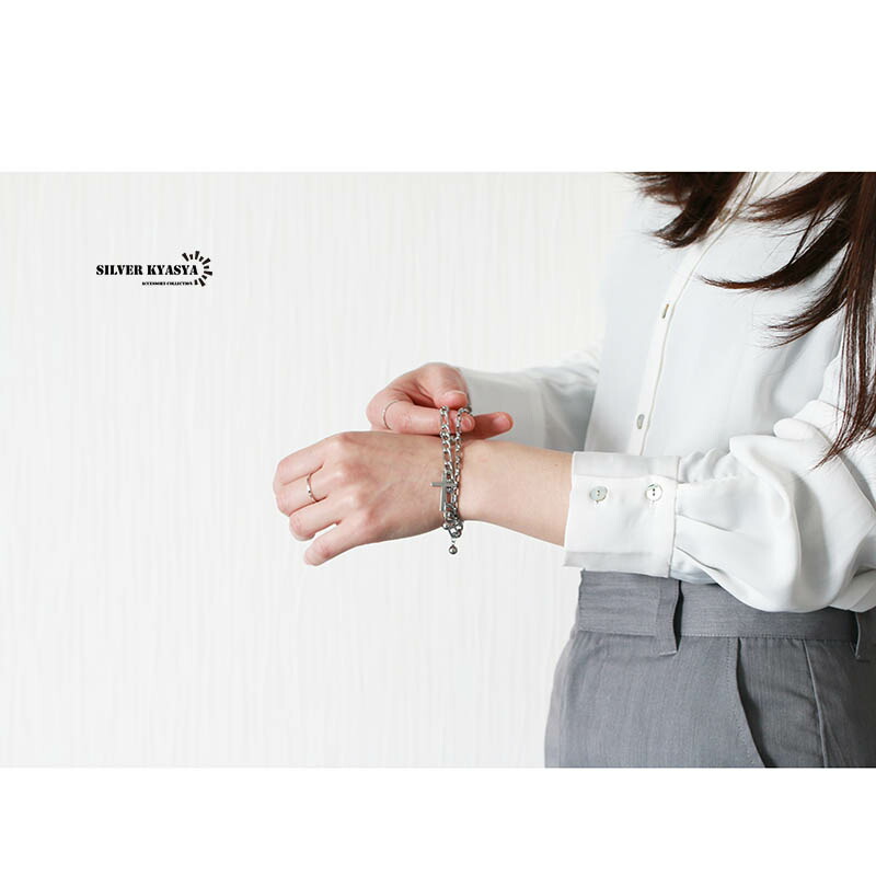 楽天市場】STAINLESS STEEL クロス ボール ball ダブルチェーン