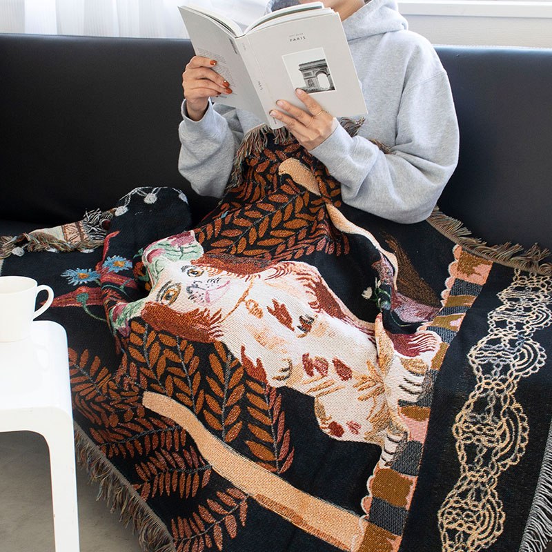 楽天市場】ナタリーレテ ラグ アニマル デザイン タペストリーラグ