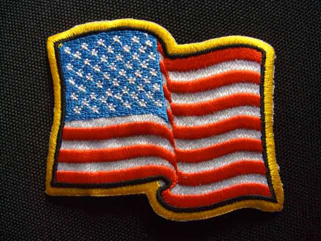 楽天市場】アメリカ国旗ワッペン「波形」「カラー」【ネコポスOK