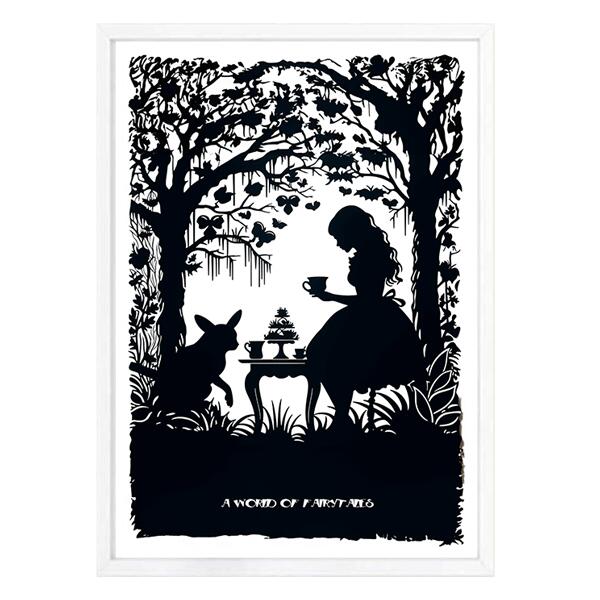 楽天市場】アートポスター フレーム付・アートパネル額付 不思議の国の