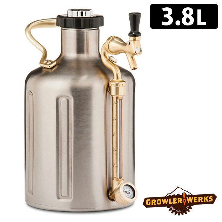 楽天市場】GrowlerWerks uKeg ビアサーバー ステンレス 128oz（3785ml