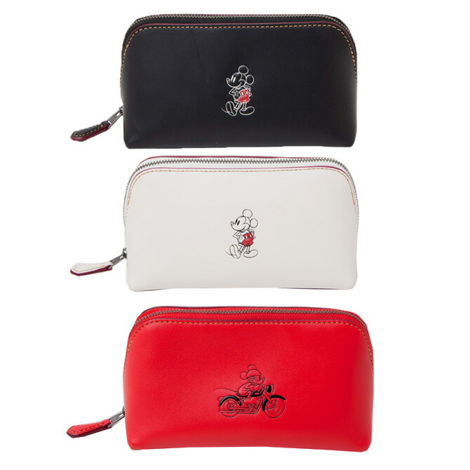 新品 コーチ ディズニー ミッキー ペンケース COACH】コーチ