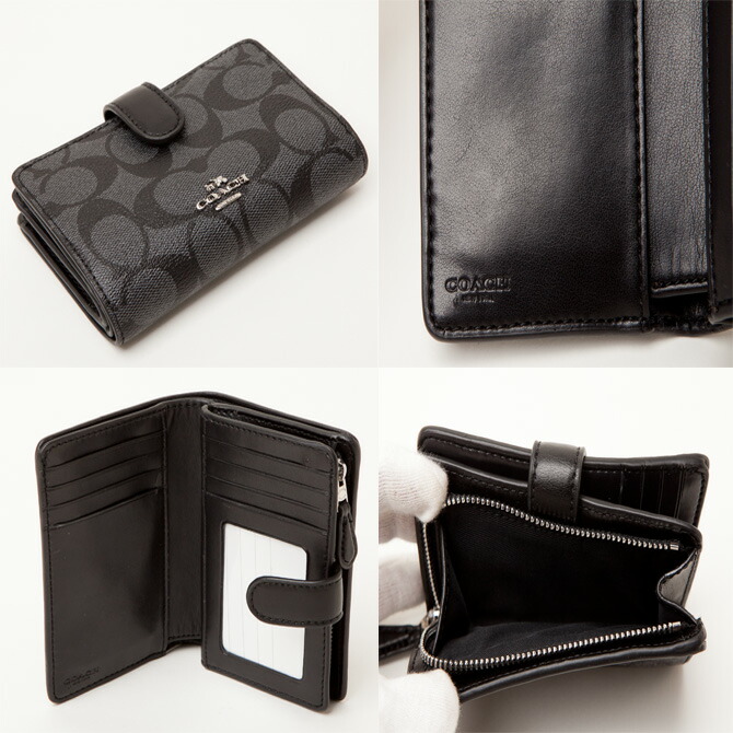 楽天市場】コーチ COACH 二つ折り財布 ラグジュアリー シグネチャー