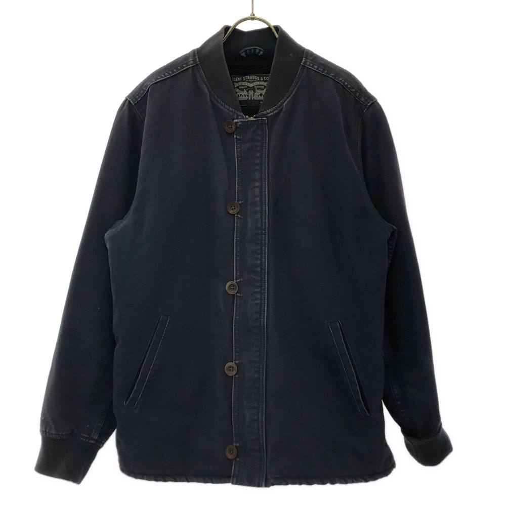 楽天市場】古着 Levi's リーバイス ブルゾン L ネイビー 裏ボア