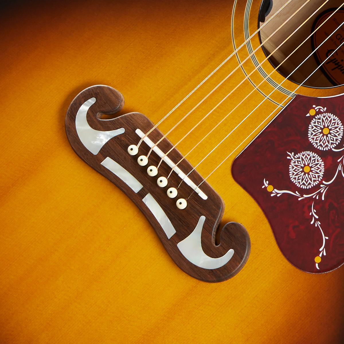 楽天市場】Epiphone Inspired by Gibson J-200 (Aged Vintage Sunburst