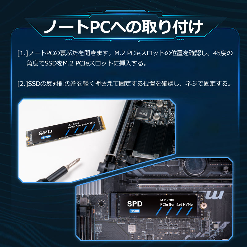 楽天市場】SPD製SSD 1TB 【3D NAND TLC 】M.2 2280 PCIe Gen4x4 NVMe R