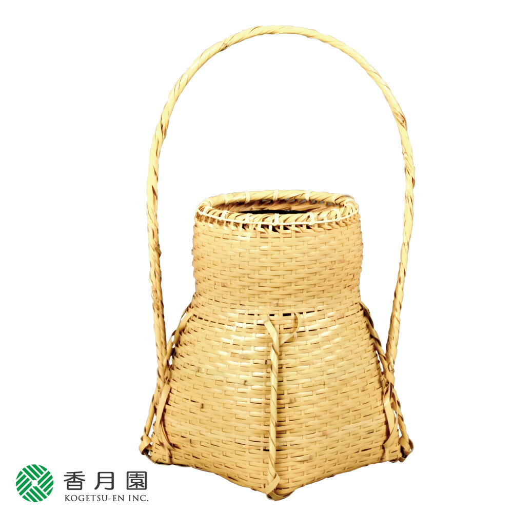 楽天市場】【茶道具 / 籠花入】 方円籠 即中斎好写 上塗竹入子 : 抹茶