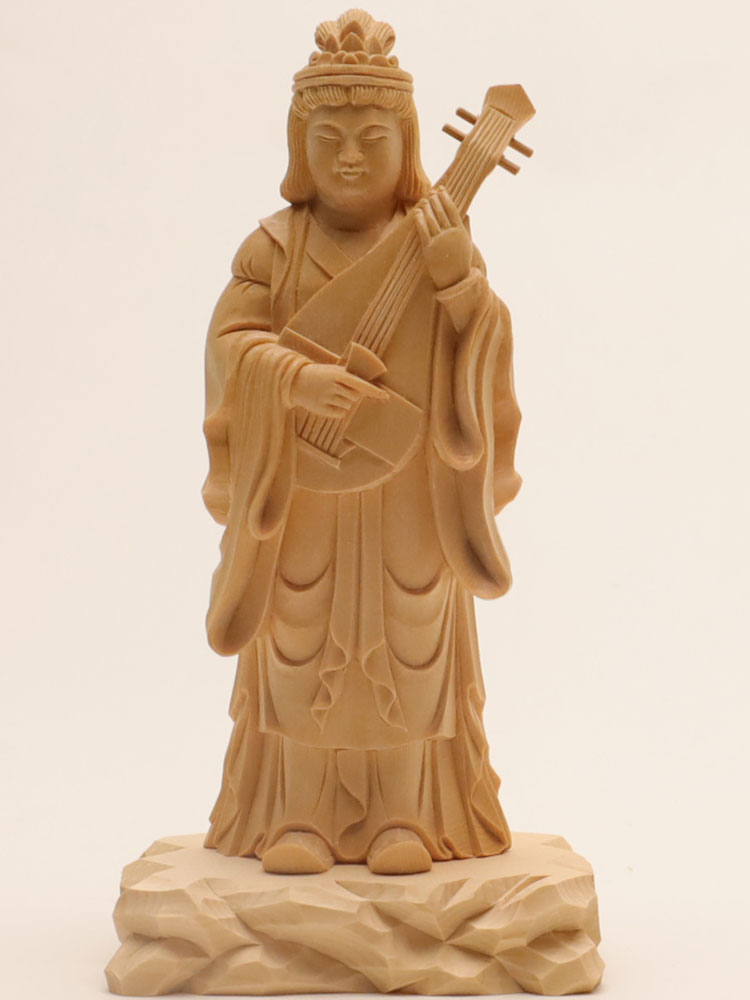 アンティーク木製 彫刻 人物像 約20cm アンティーク木製 彫刻 人物像