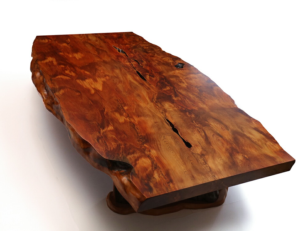 屋久杉座卓 1枚板 ヴィンテージ 楽天市場】屋久杉 テーブル 一枚板