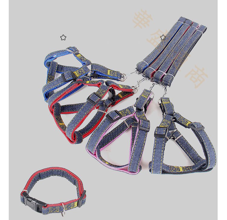 犬用 リード＆ハーネス2点SET❣️ミリタリーBlack＆Blackツートン