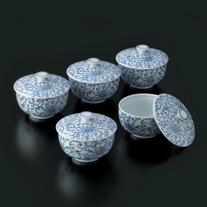 楽天市場】湯呑み茶碗 湯呑茶碗 200ml【5点セット】「 たち吉 京唐草