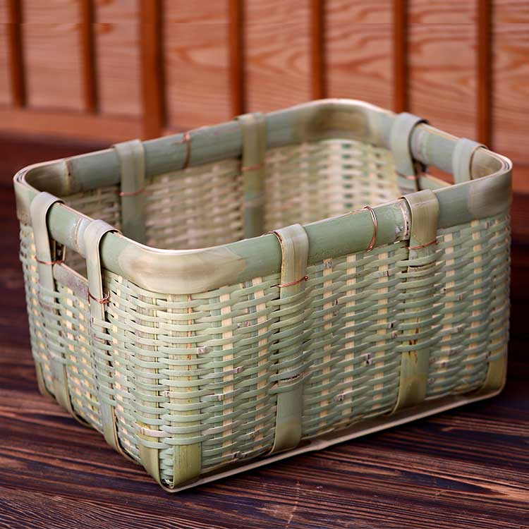 楽天市場】遂に復活しました限定販売の真竹御用籠（大） : 虎斑竹専門