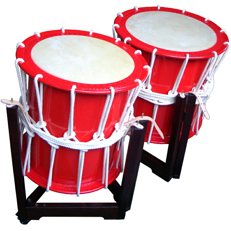 長胴太鼓 和太鼓 1尺8寸 直径55cm 付属バチ付き 長胴