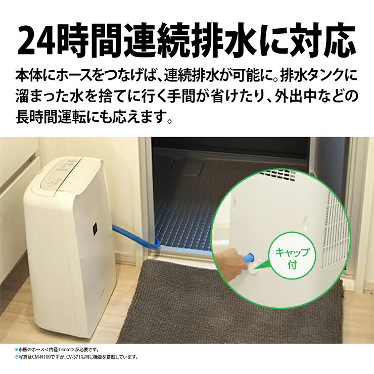 楽天市場】衣類乾燥除湿機 コンパクトタイプ プラズマクラスター7000