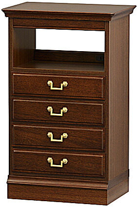 maruni マルニ木工 電話台 FAX台 キャビネット 収納付き 幅61cm maruni