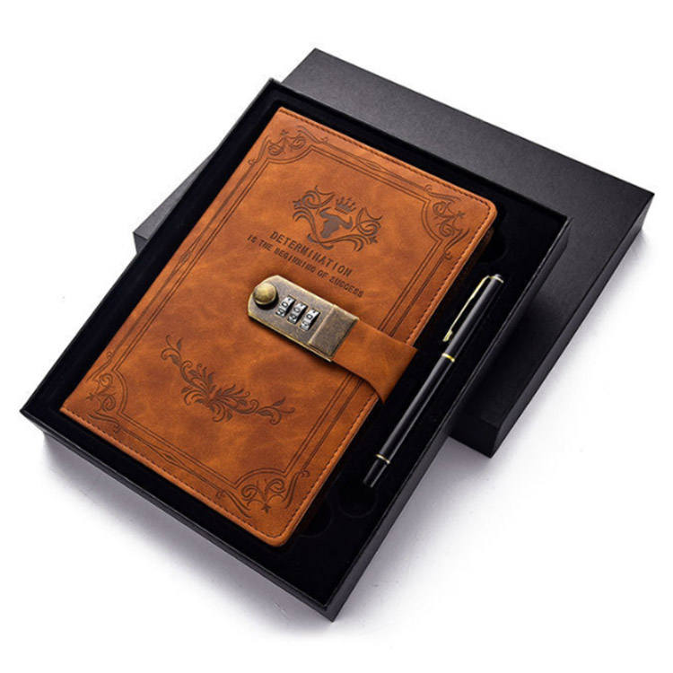 楽天市場】ノート メモ帳 日記帳 A5 鍵付き 文房具用品 システム手帳