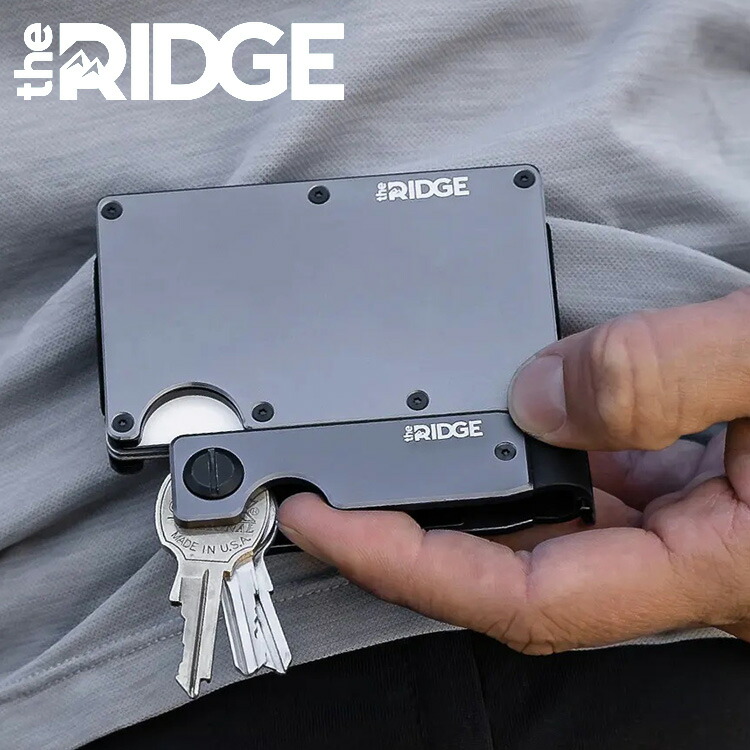 楽天市場】[ザ リッジ] アルミニウム キーケース ガンメタル the RIDGE