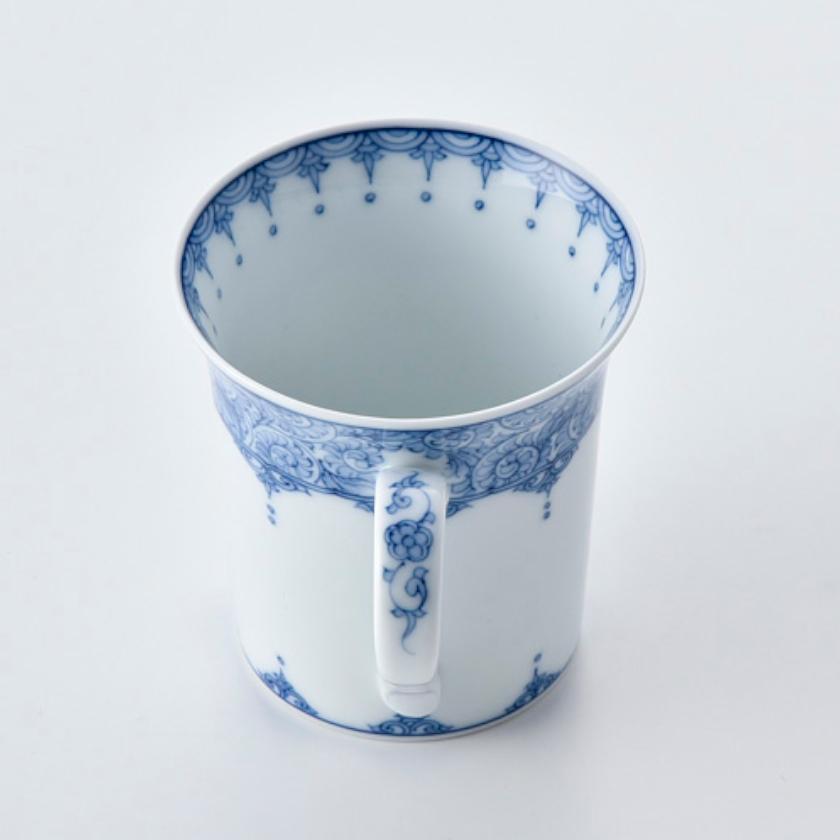 楽天市場】【マグカップ】間取牡丹唐草 | 三川内焼 | 平戸松山窯