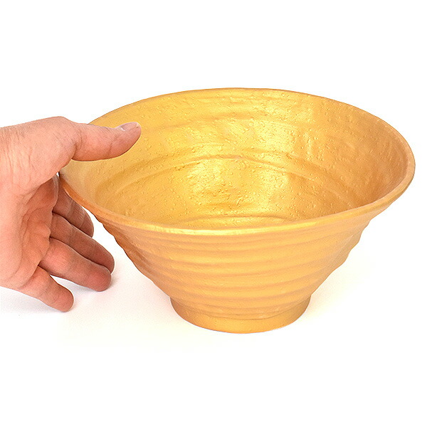 陶器の丼ぶり 金色の鶴 アンティーク品 陶器の丼ぶり 金色の鶴