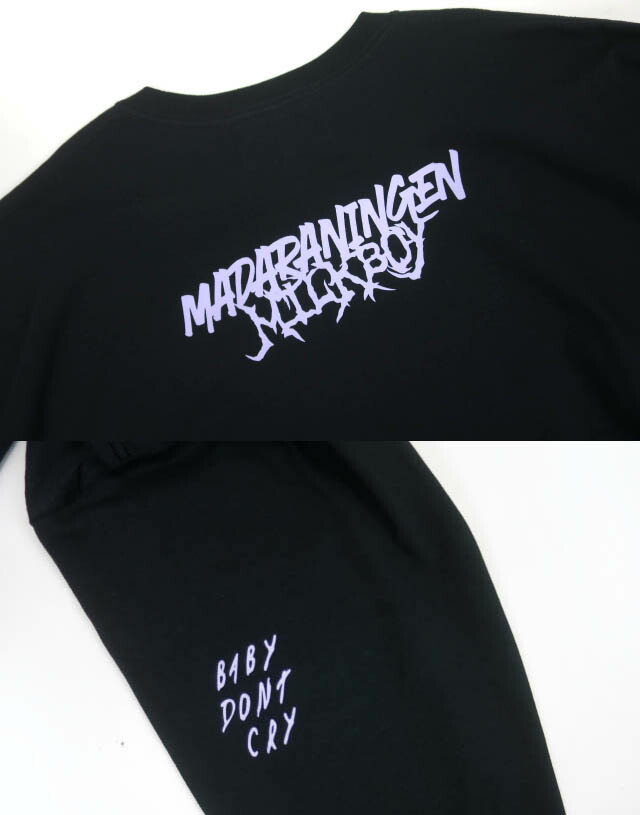 MADARANINGEN✕MILK BOY 悪魔柄シャツ マダラニンゲン MILKBOY 悪魔柄