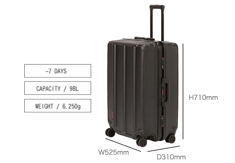 楽天市場】【正規品】BRIEFING ブリーフィング H-98 スーツケース 98L