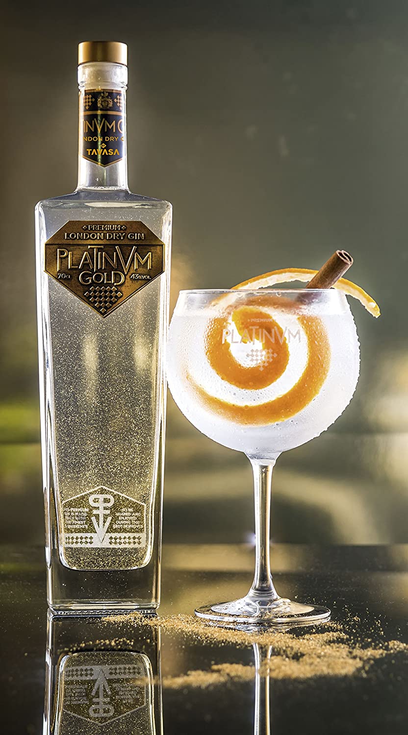 楽天市場】プラチナム ロンドン ドライジン ゴールド 24K 700ml